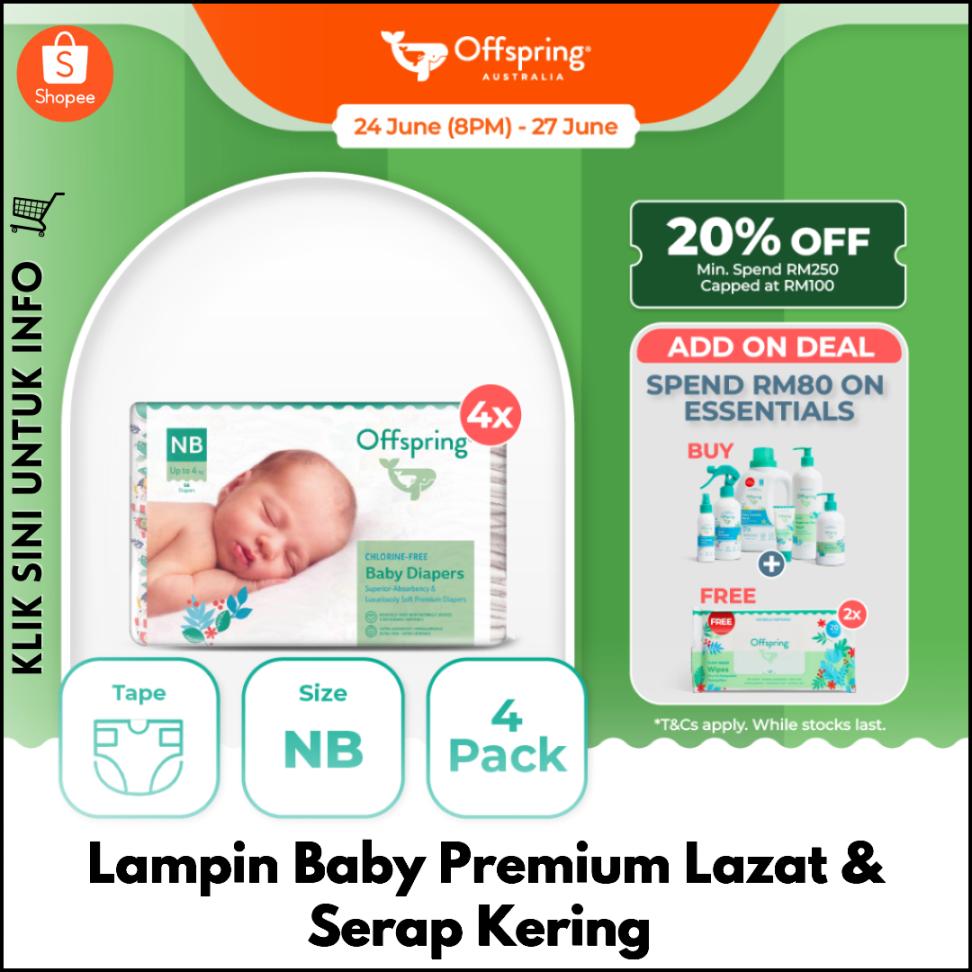Lampin Baby Premium Lazat & Serap Kering