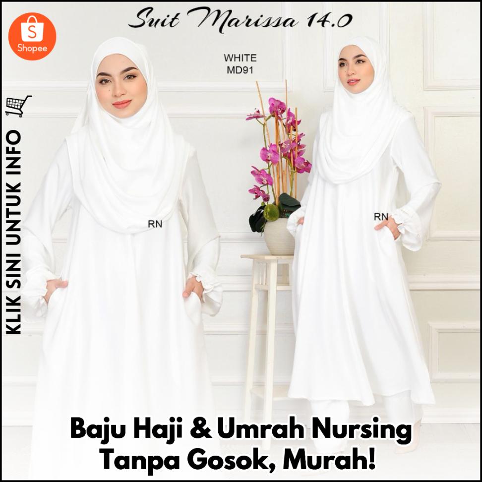 Baju Haji & Umrah Nursing Tanpa Gosok, Murah!