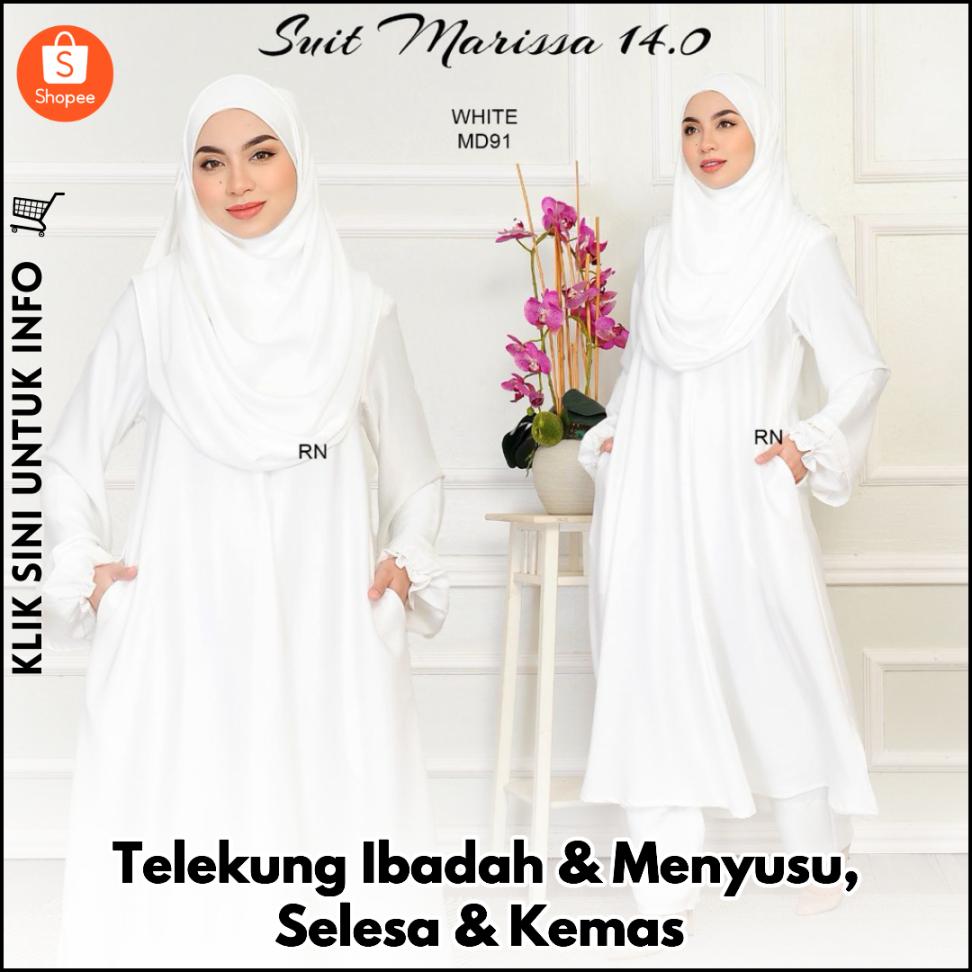 Telekung Ibadah & Menyusu, Selesa & Kemas