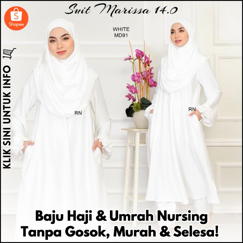 Baju Haji & Umrah Nursing Tanpa Gosok, Murah & Selesa!
