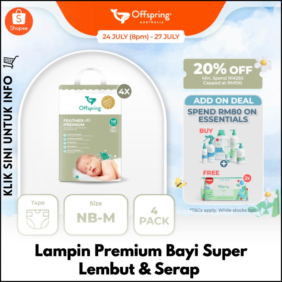 Lampin Premium Bayi Super Lembut & Serap