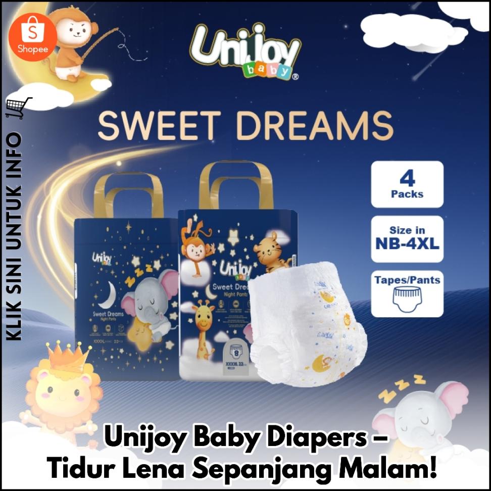 Unijoy Baby Diapers – Tidur Lena Sepanjang Malam!