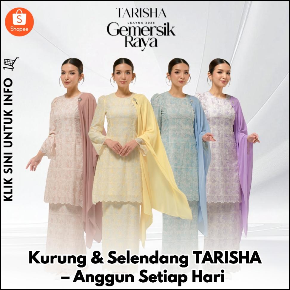 Kurung & Selendang TARISHA – Anggun Setiap Hari