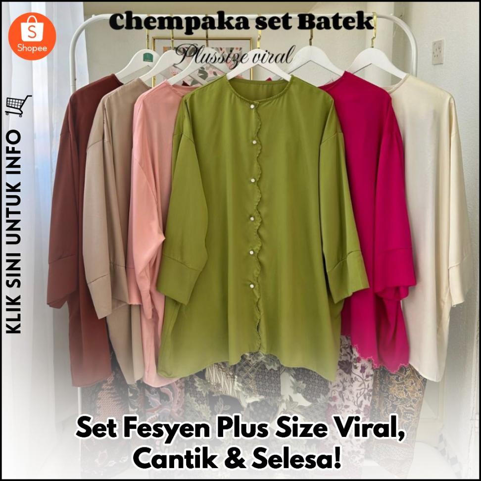 Set Fesyen Plus Size Viral, Cantik & Selesa!