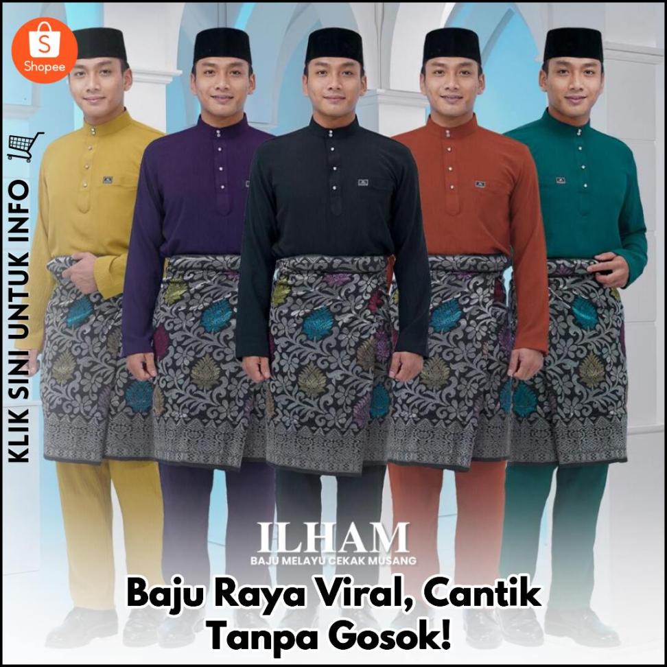 Baju Raya Viral, Cantik Tanpa Gosok!