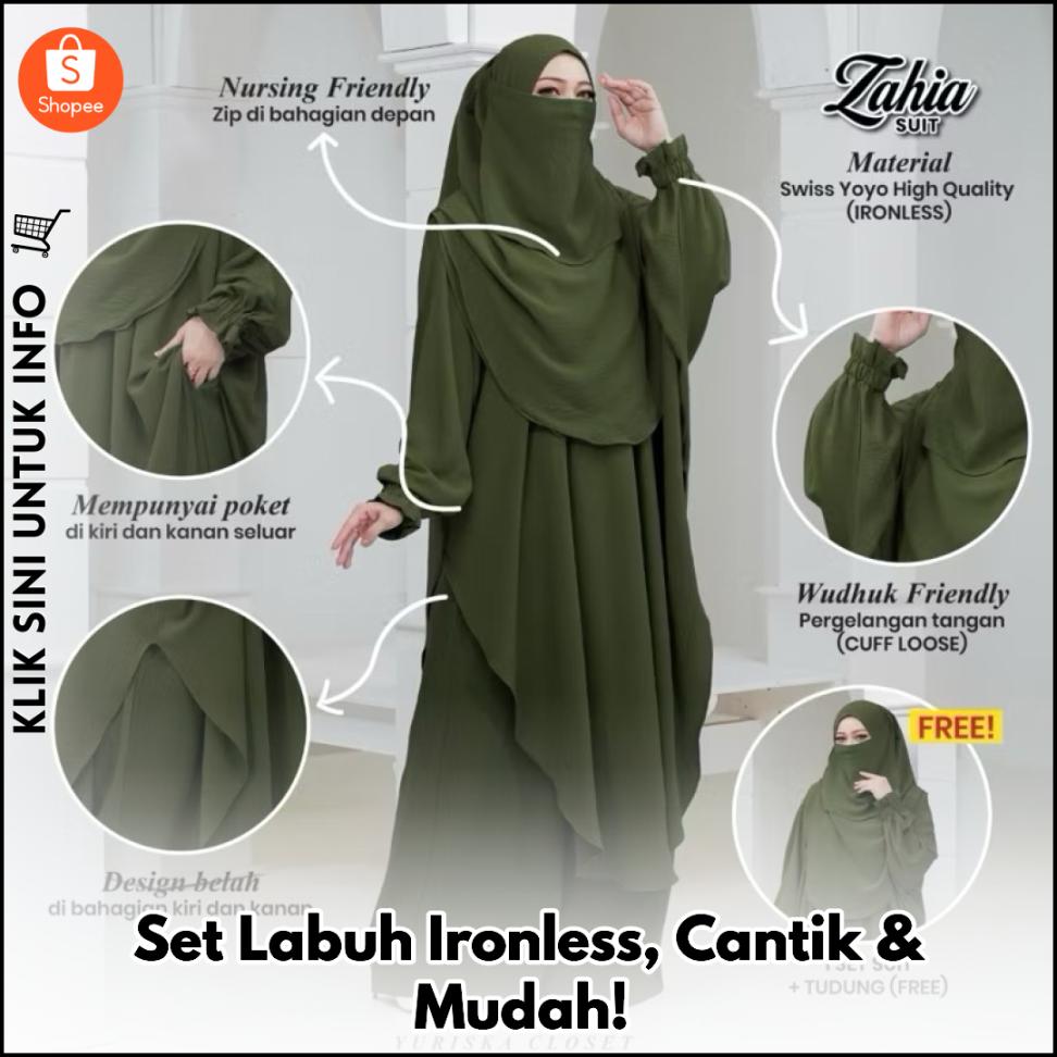 Set Labuh Ironless, Cantik & Mudah!