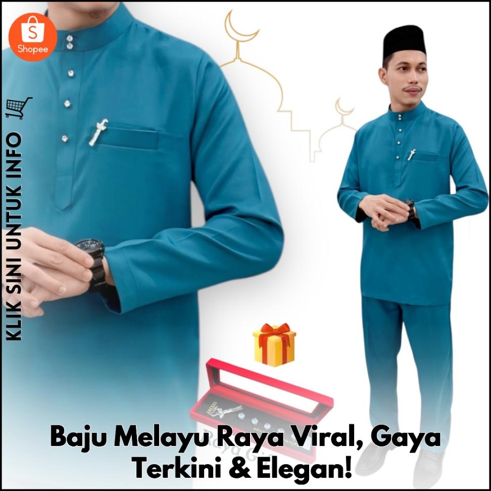 Baju Melayu Raya Viral, Gaya Terkini & Elegan!