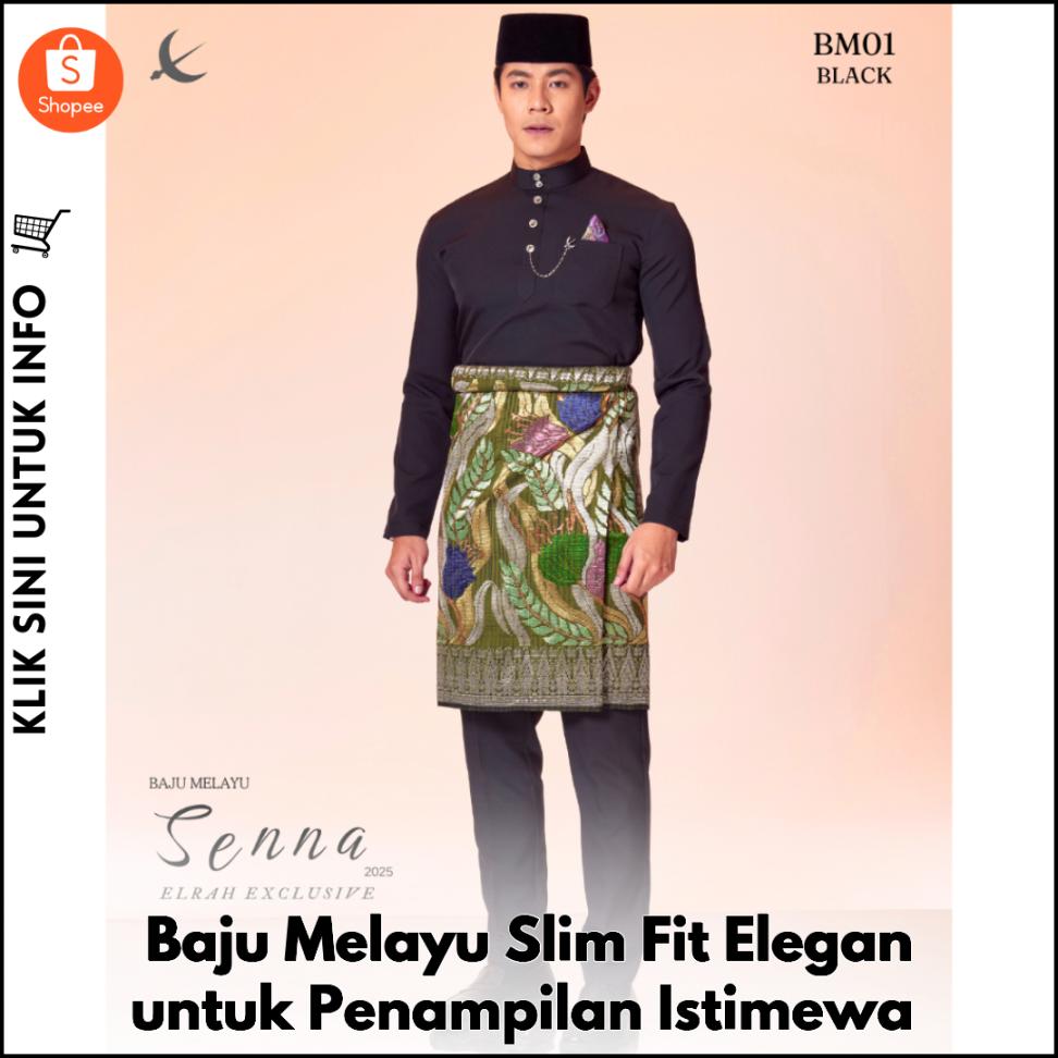 Baju Melayu Slim Fit Elegan untuk Penampilan Istimewa