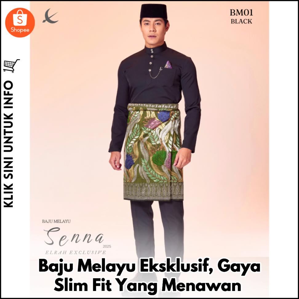 Baju Melayu Eksklusif, Gaya Slim Fit Yang Menawan