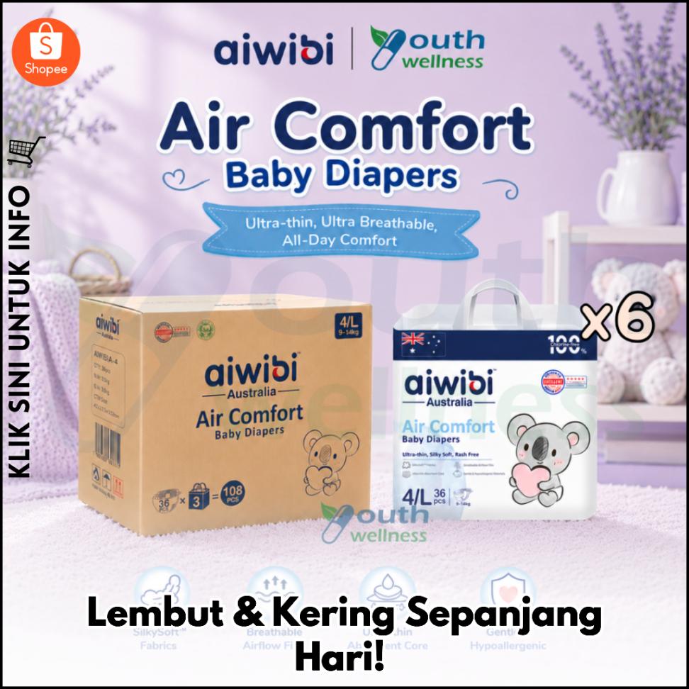 Lembut & Kering Sepanjang Hari!