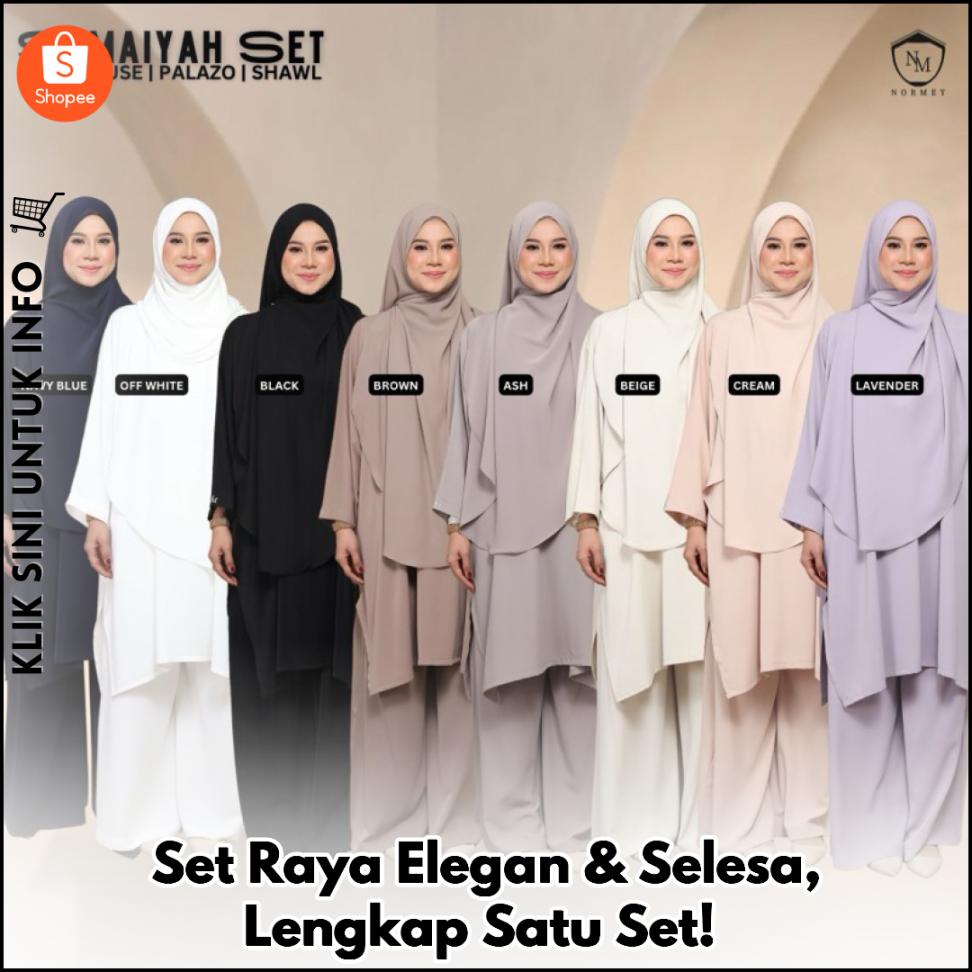 Set Raya Elegan & Selesa, Lengkap Satu Set!