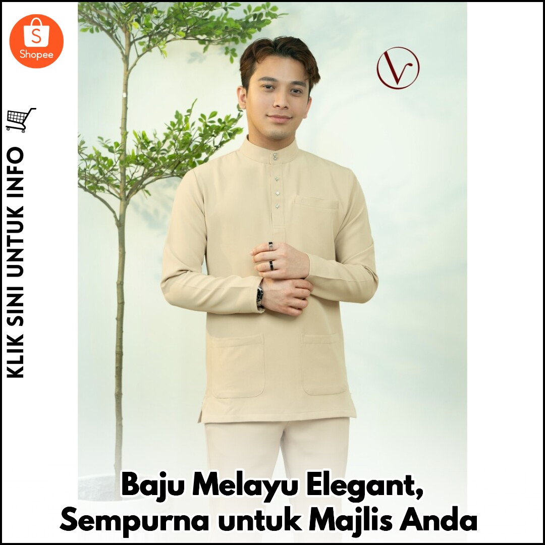 Baju Melayu Elegant, Sempurna untuk Majlis Anda