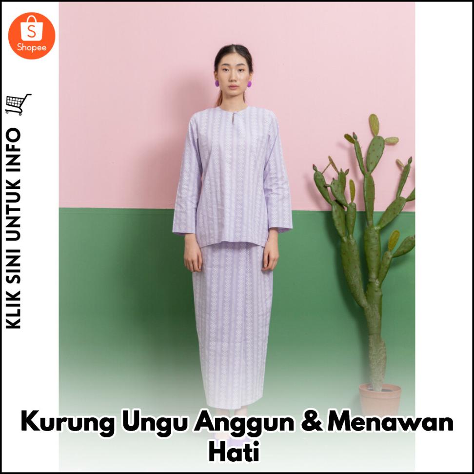 Kurung Ungu Anggun & Menawan Hati