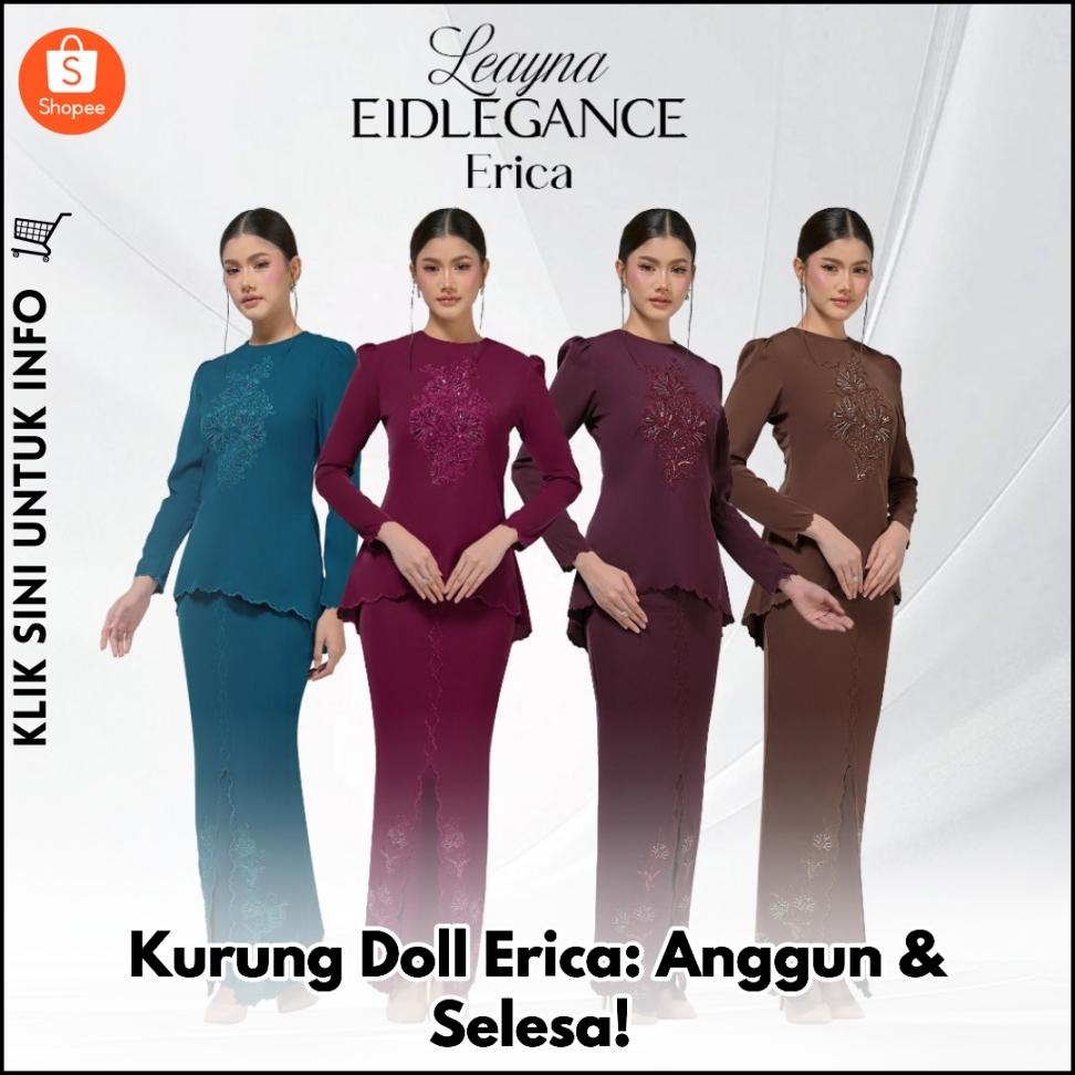 Kurung Doll Erica: Anggun & Selesa!