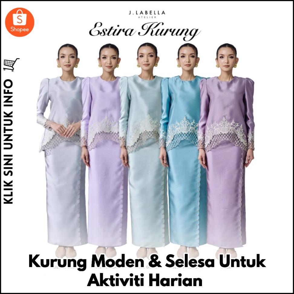 Kurung Moden & Selesa Untuk Aktiviti Harian