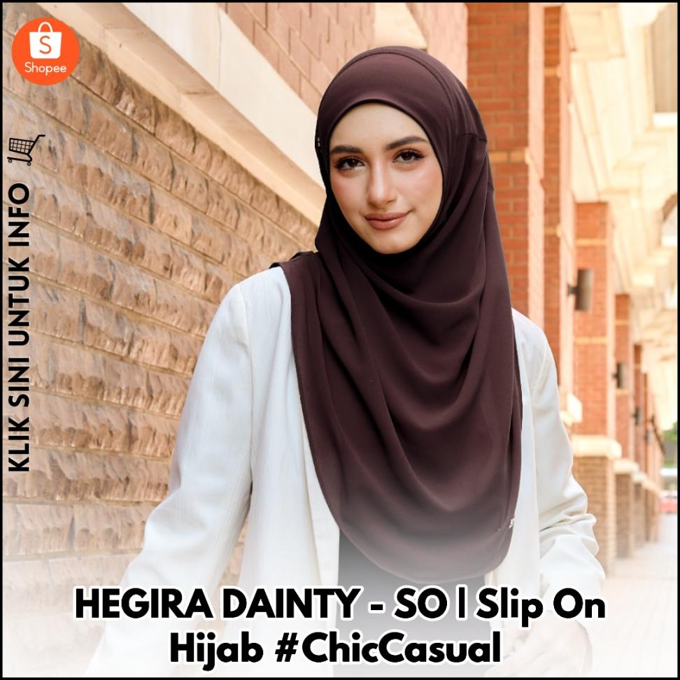 HEGIRA DAINTY-SO | Slip On Hijab #ChicCasual