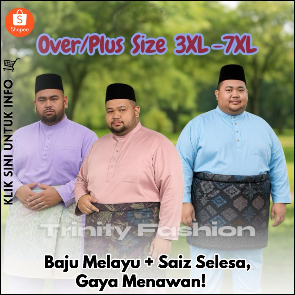 Baju Melayu + Saiz Selesa, Gaya Menawan! ?