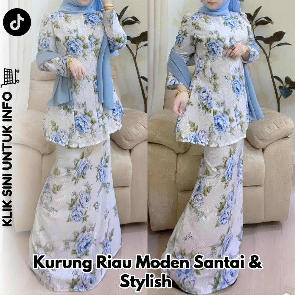 Kurung Riau Moden Santai & Stylish