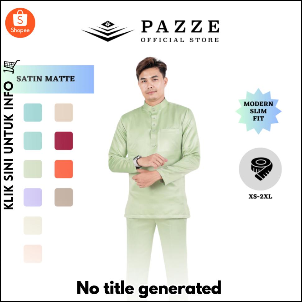 Baju Melayu Moden Slim Fit | Warna Cantik & Nampak Bergaya