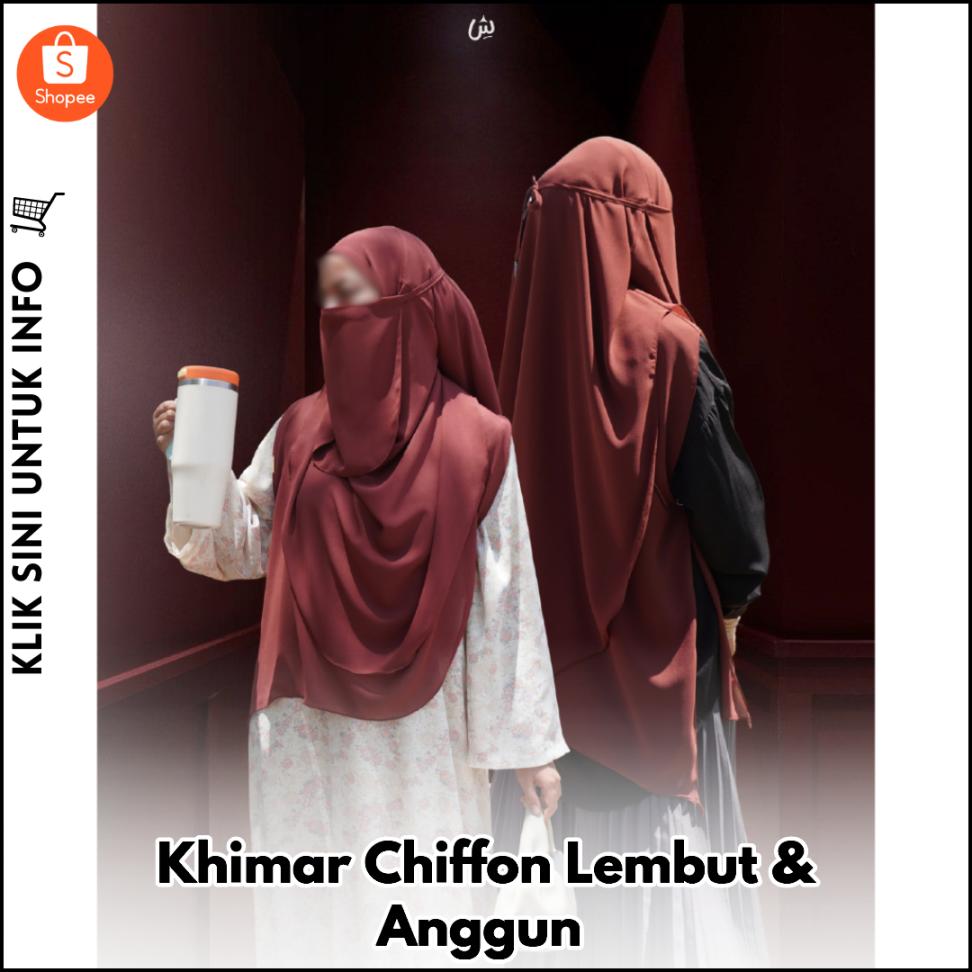 Khimar Chiffon Lembut & Anggun