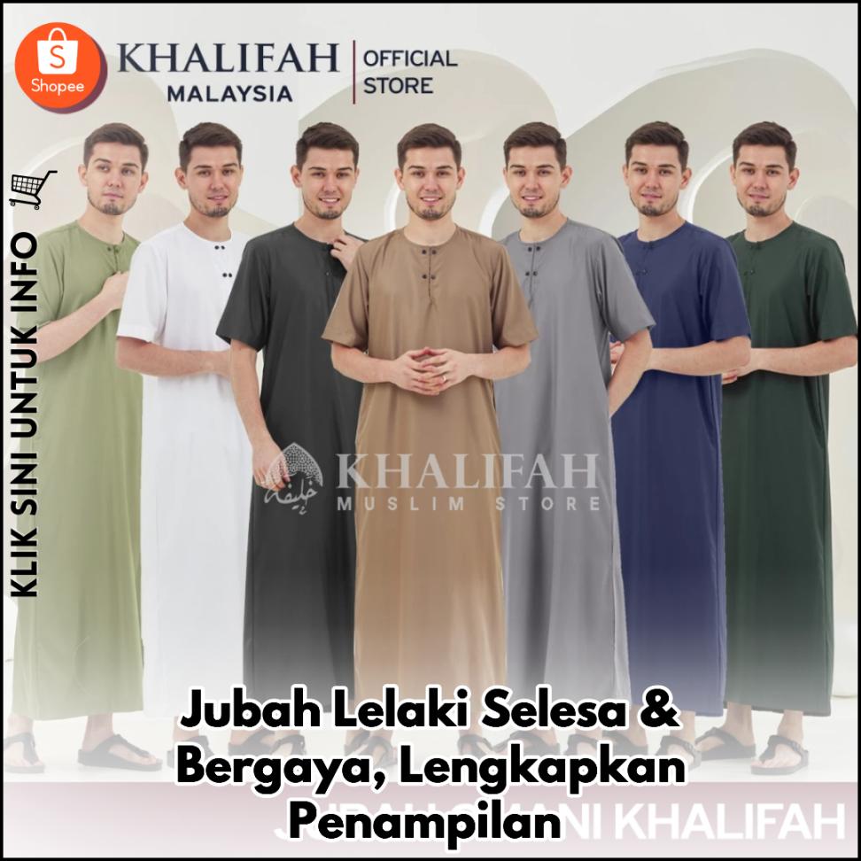 Jubah Lelaki Selesa & Bergaya, Lengkapkan Penampilan