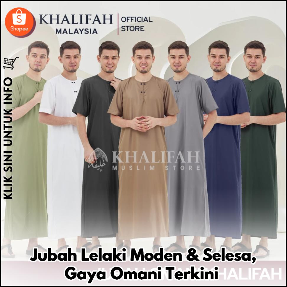 Jubah Lelaki Moden & Selesa, Gaya Omani Terkini