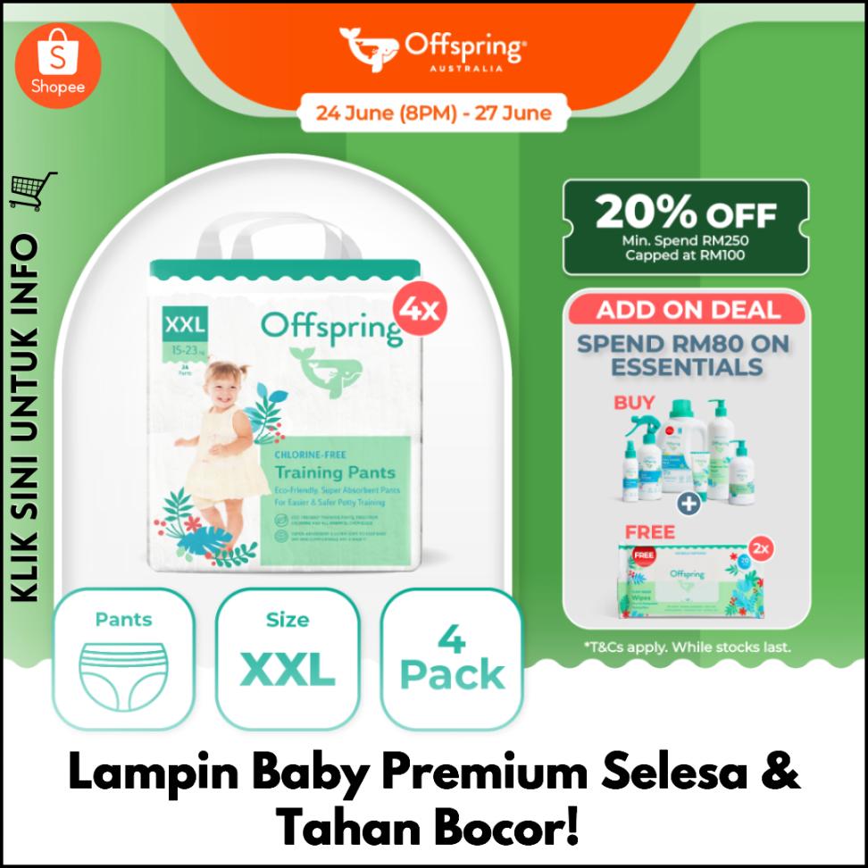 Lampin Baby Premium Selesa & Tahan Bocor!