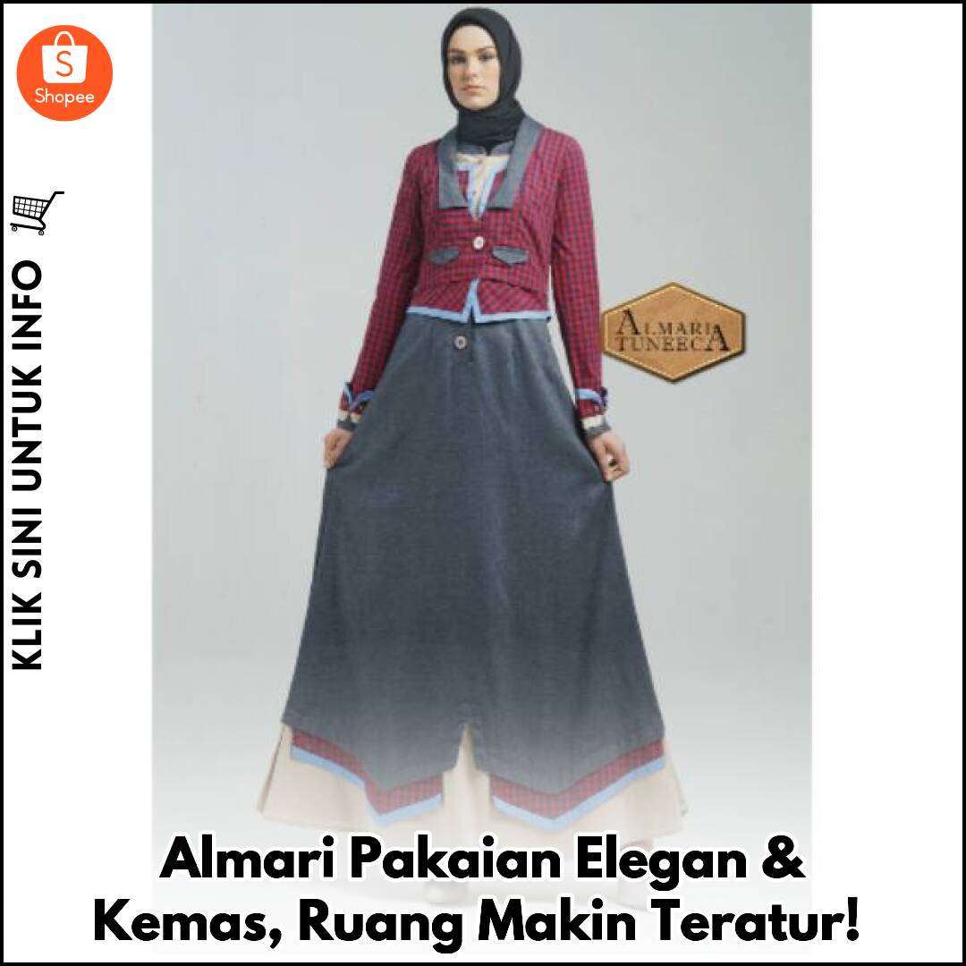 Almari Pakaian Elegan & Kemas, Ruang Makin Teratur!