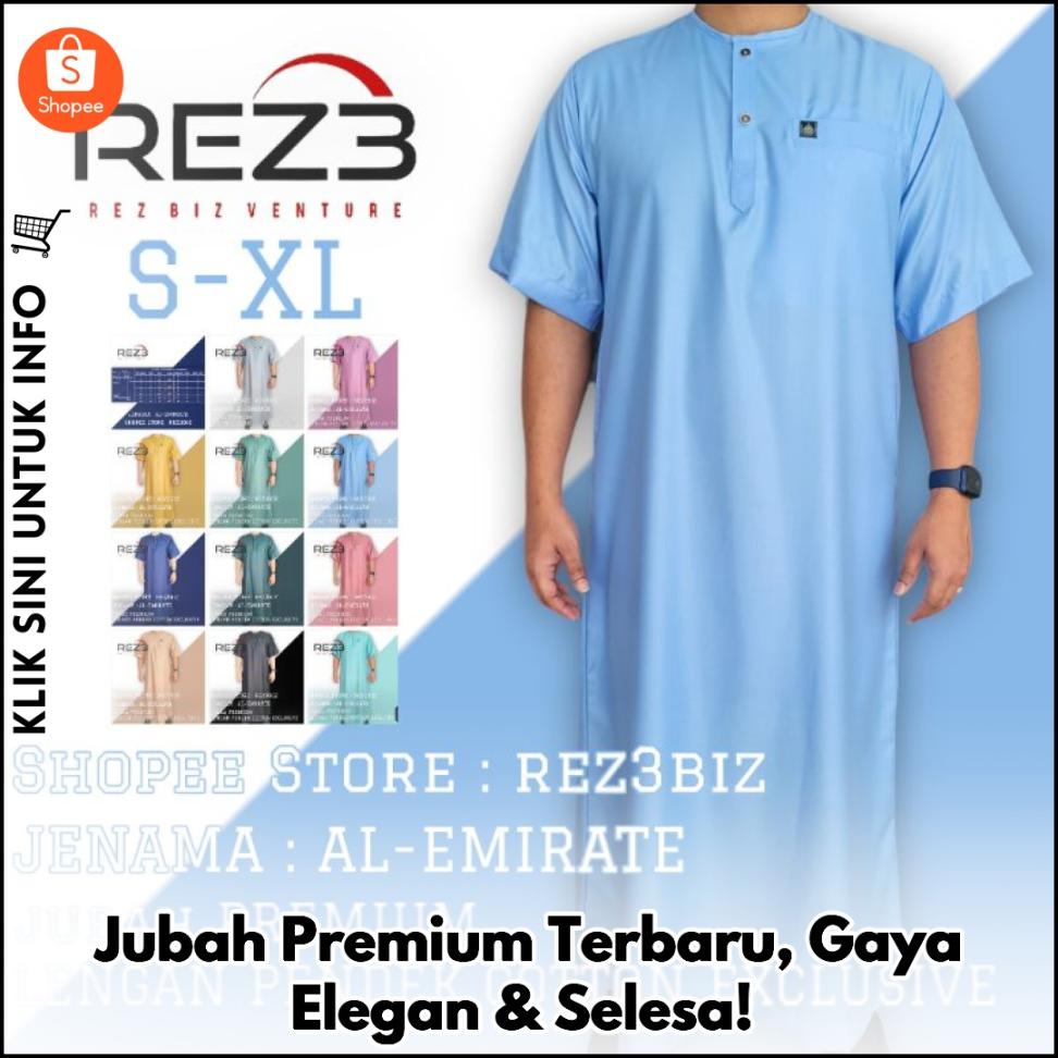 Jubah Premium Terbaru, Gaya Elegan & Selesa!