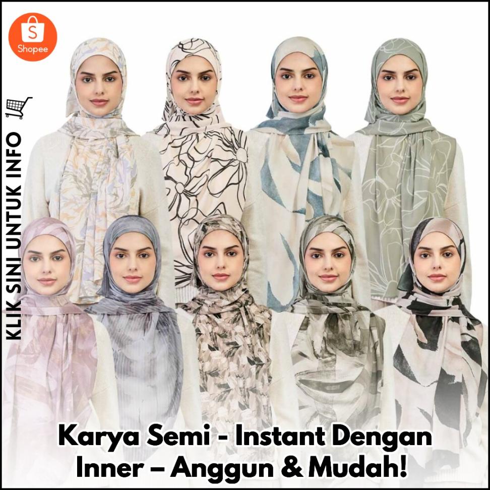 Karya Semi-Instant, Cantik Siap Dalam Sekelip Mata!