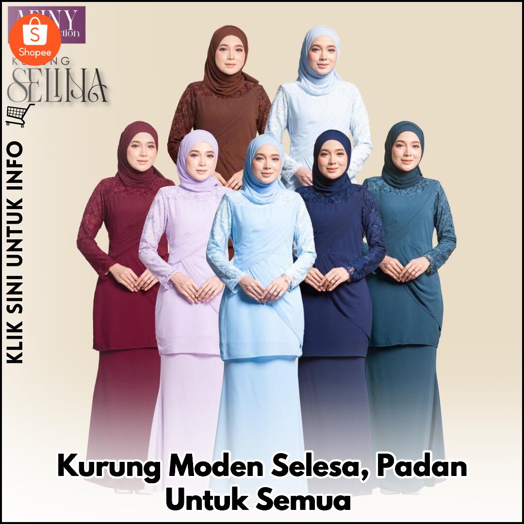 Kurung Moden Selesa, Padan Untuk Semua