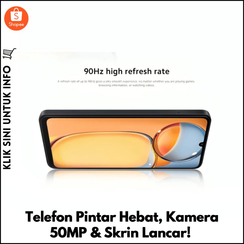 Telefon Pintar Hebat, Kamera 50MP & Skrin Lancar!