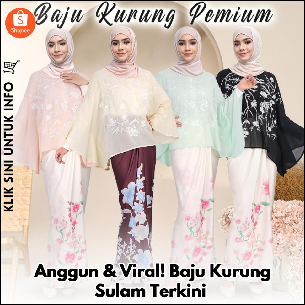Anggun & Viral! Baju Kurung Sulam Terkini