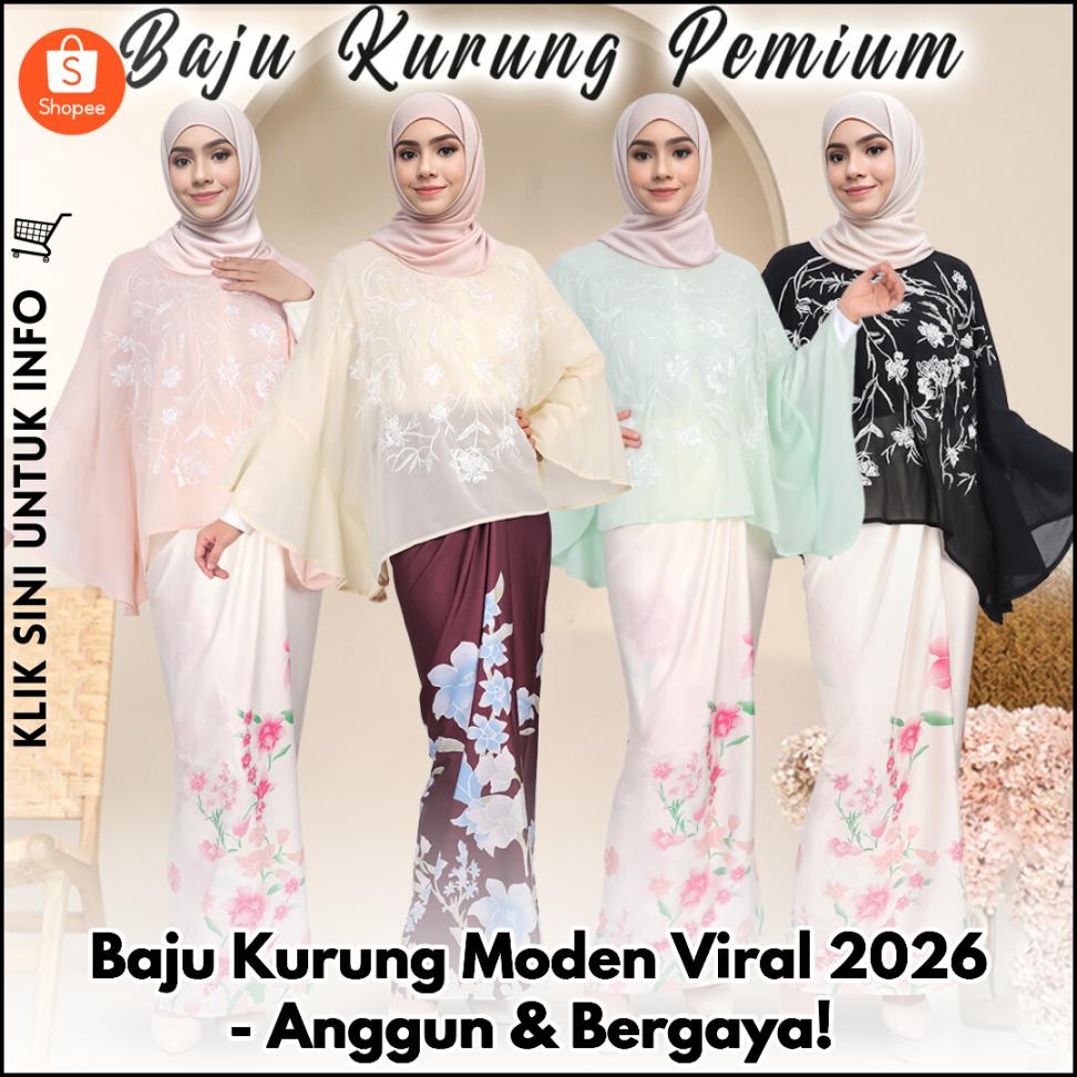 Baju Kurung Moden Viral 2026 - Anggun & Bergaya!