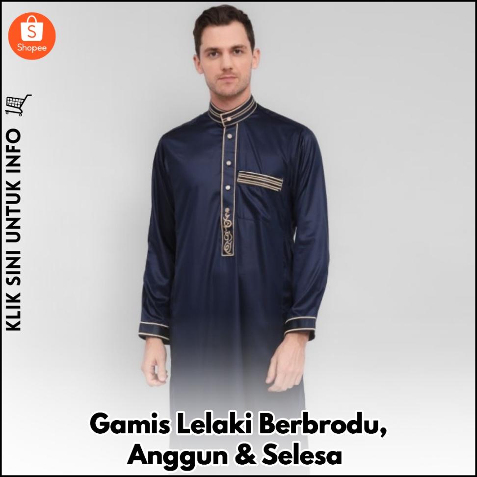 Gamis Lelaki Berbrodu, Anggun & Selesa