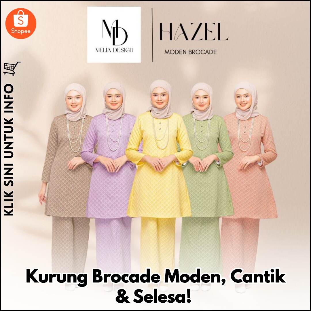 Kurung Brocade Moden, Cantik & Selesa!