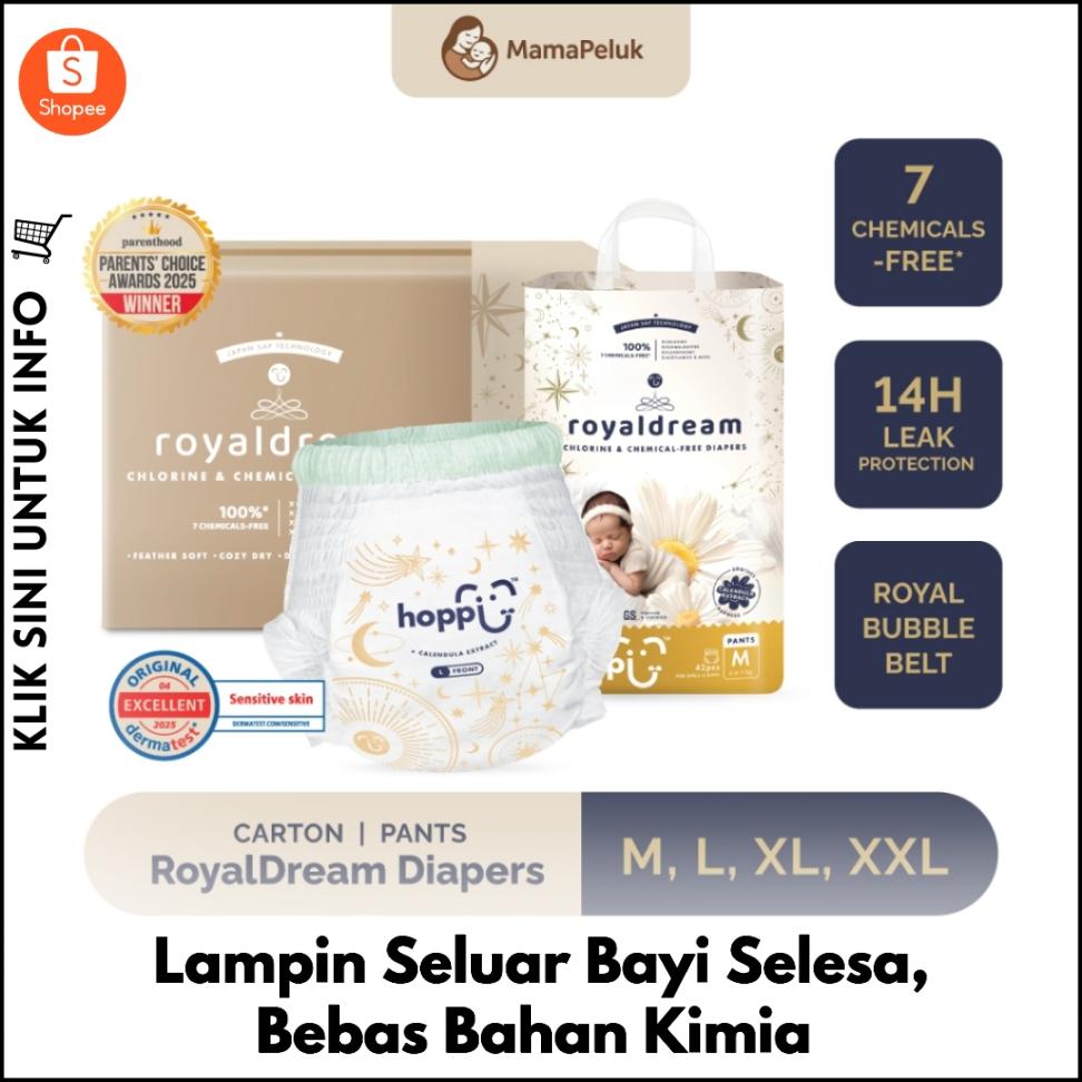 Lampin Seluar Bayi Selesa, Bebas Bahan Kimia