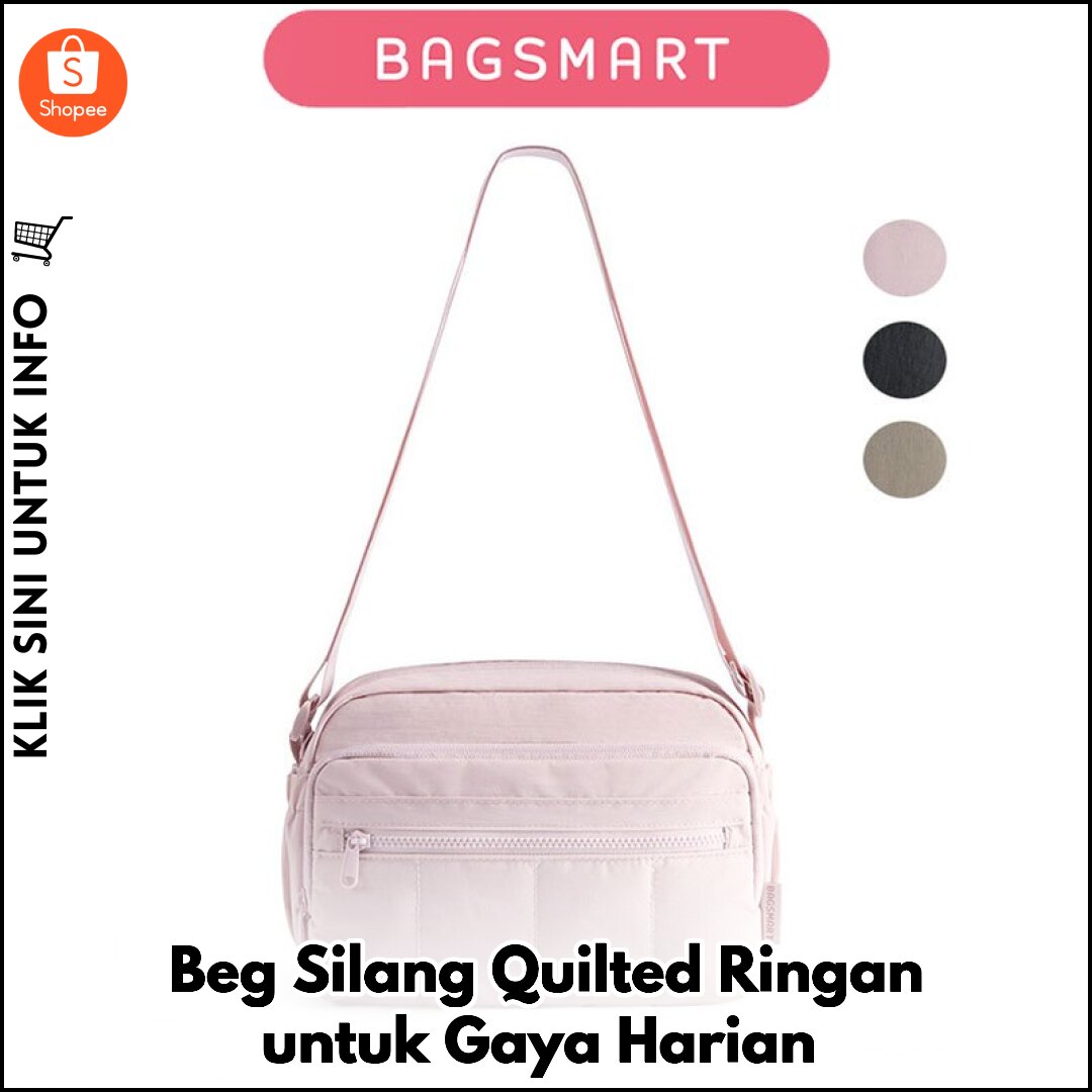 Beg Silang Quilted Ringan untuk Gaya Harian
