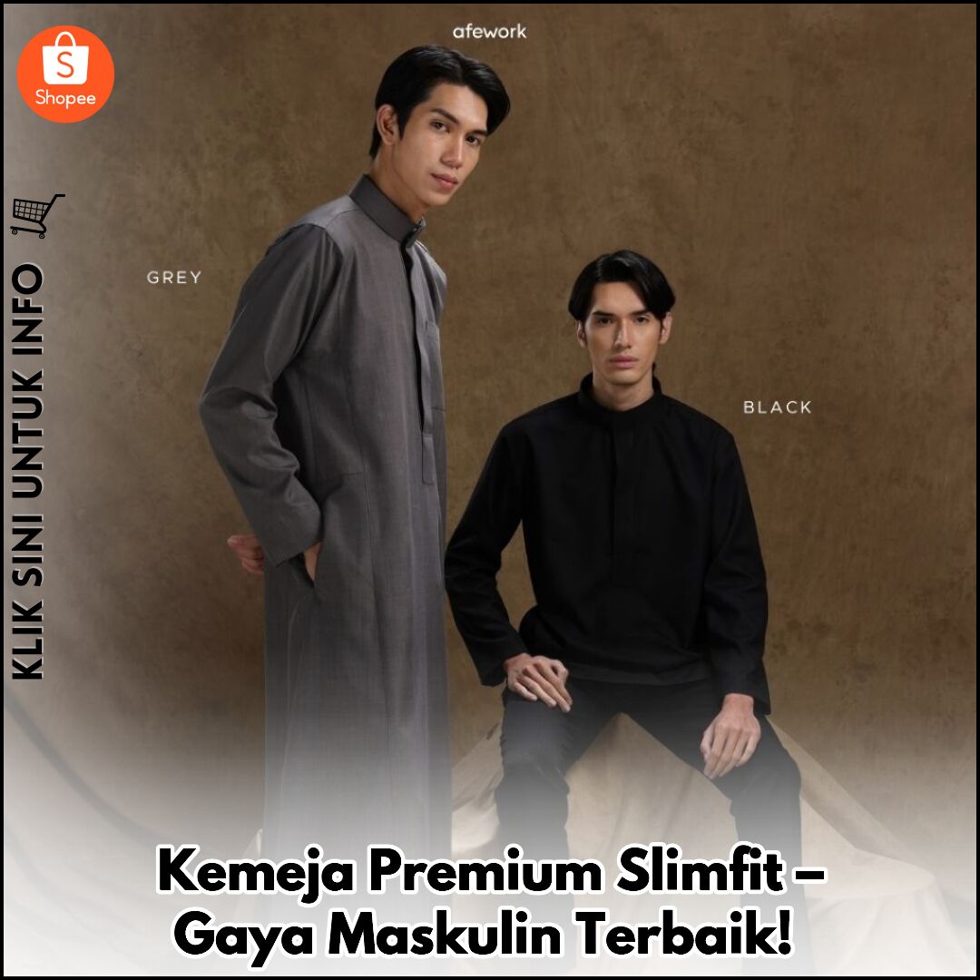 Kemeja Premium Slimfit – Gaya Maskulin Terbaik!