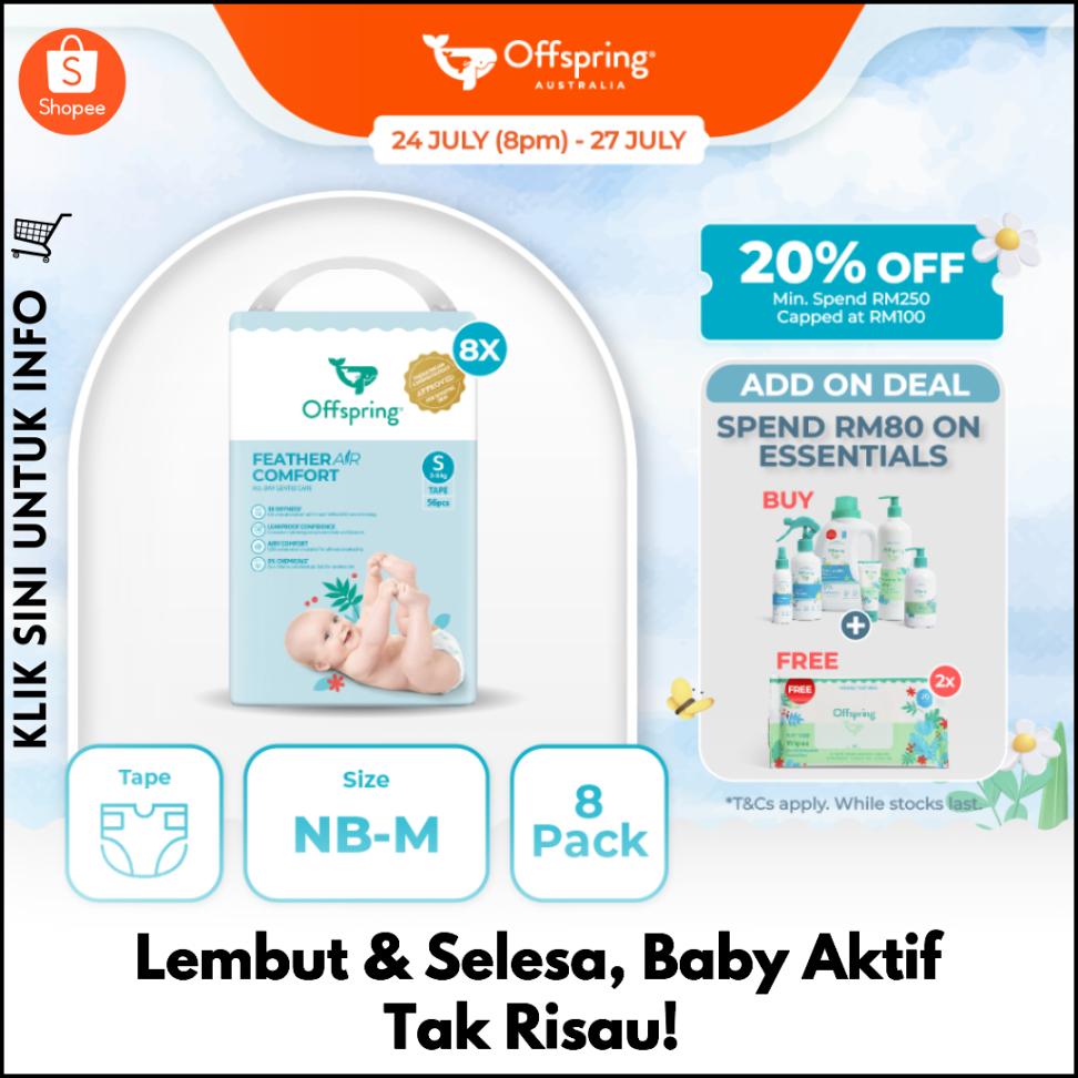 Lembut & Selesa, Baby Aktif Tak Risau!