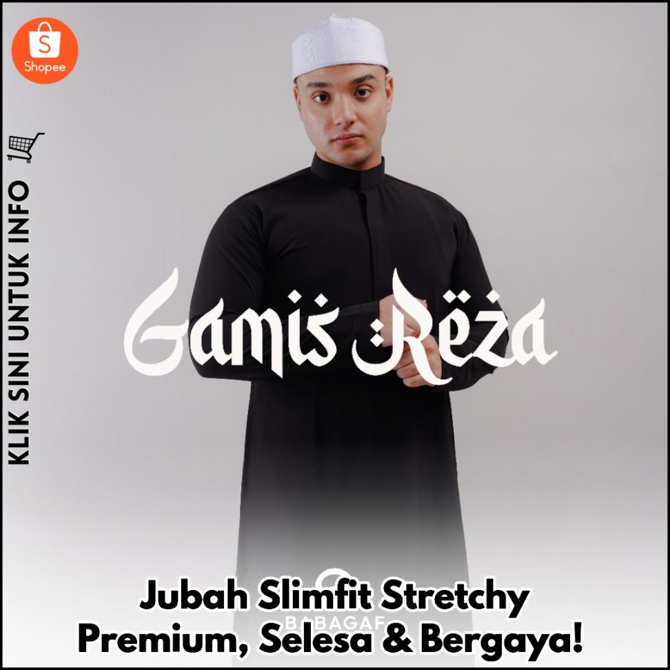 Jubah Slimfit Stretchy Premium, Selesa & Bergaya!