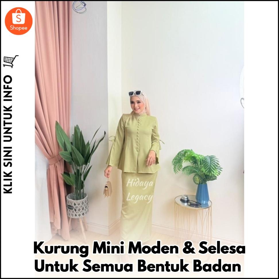 Kurung Mini Plus Size – Anggun & Selesa!