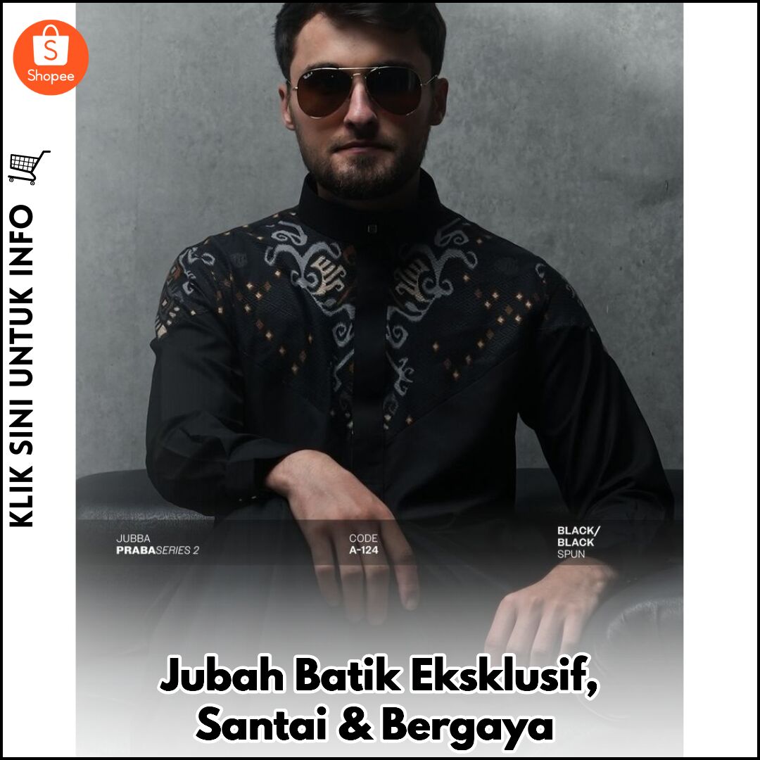 Jubah Batik Eksklusif, Santai & Bergaya