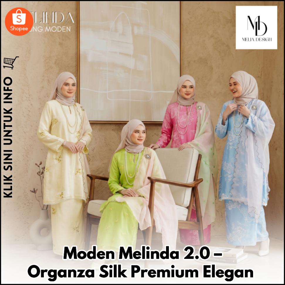Moden Melinda 2.0 – Organza Silk Premium Elegan