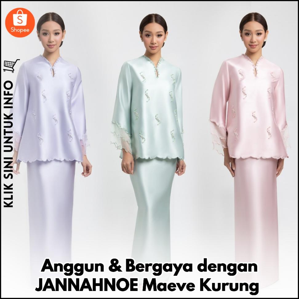 Anggun & Bergaya dengan JANNAHNOE Maeve Kurung
