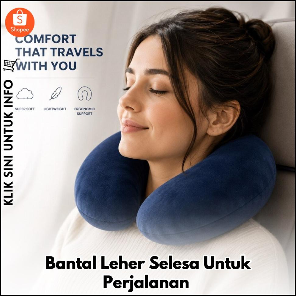 Bantal Leher Selesa Untuk Perjalanan