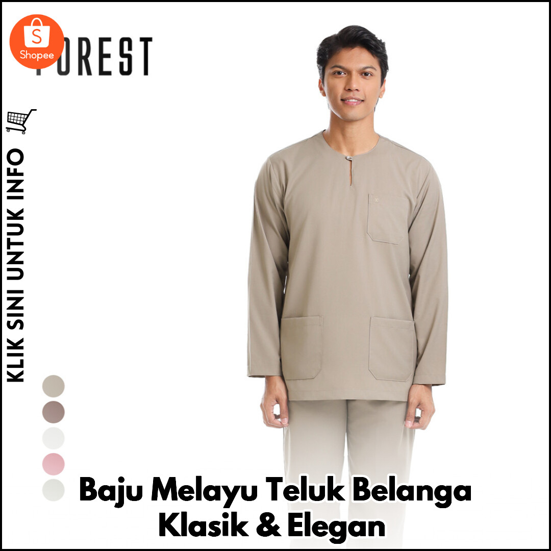 Baju Melayu Teluk Belanga Klasik & Elegan