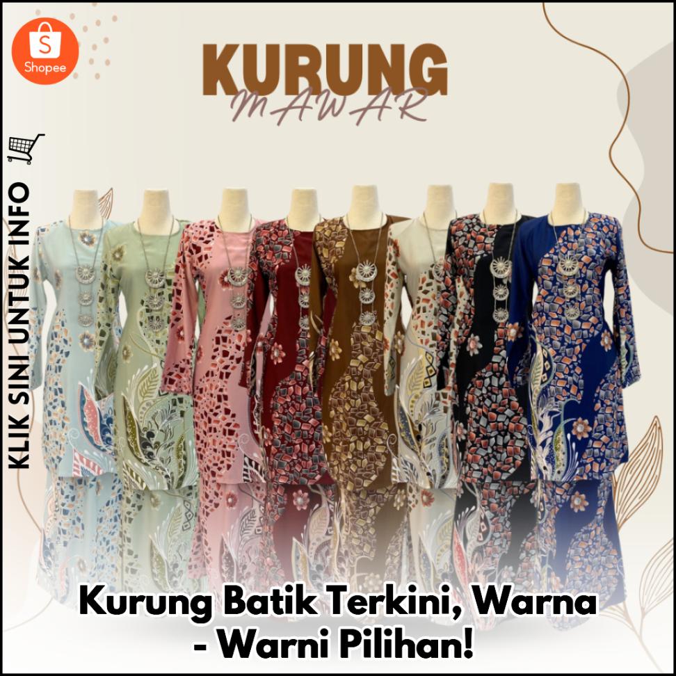 Kurung Batik Terkini, Warna-Warni Pilihan!