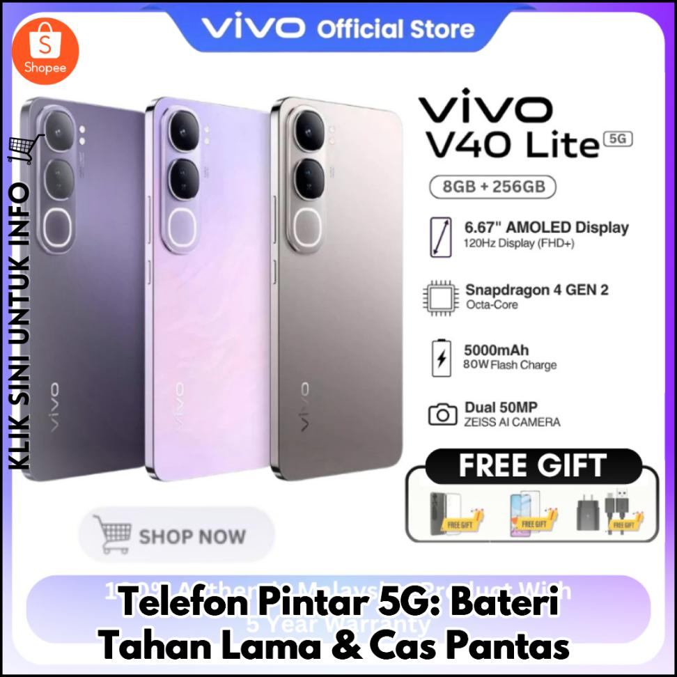 Telefon Pintar 5G: Bateri Tahan Lama & Cas Pantas