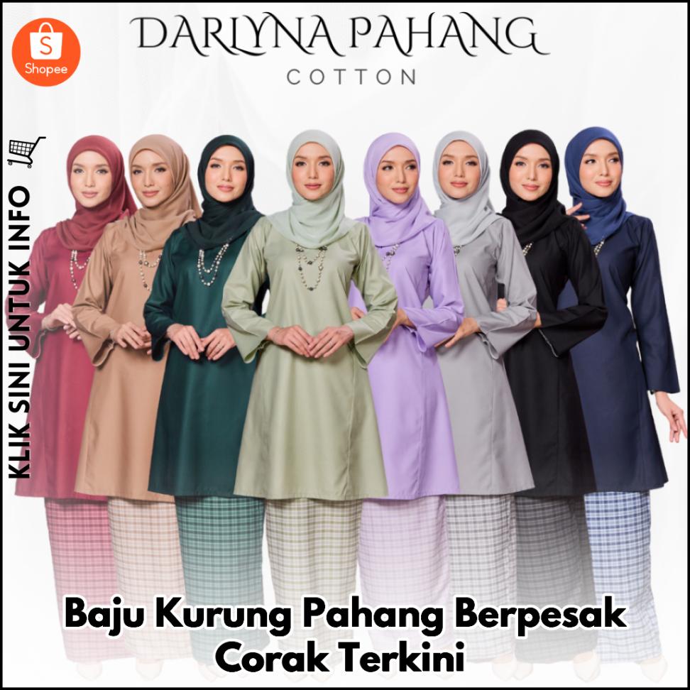 Baju Kurung Pahang Berpesak Corak Terkini